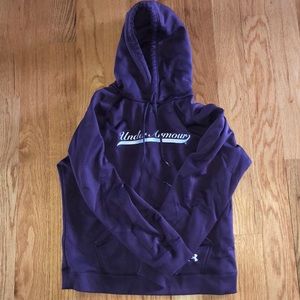 Purple Under Armour hoodie